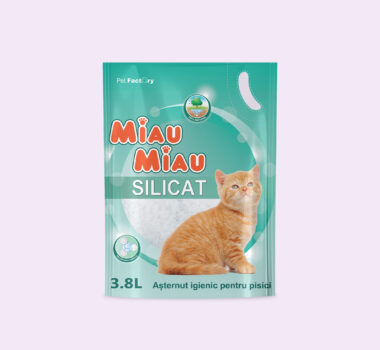 Așternut Igienic Pisici MIAU MIAU Silicat 3,8L