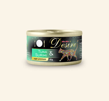 Conservă Pisici DESIRE Ton și Surimi 85g
