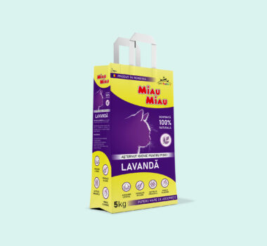 Așternut Igienic Pisici MIAU MIAU Lavandă 5kg