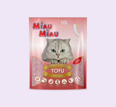 Așternut Igienic Pisici MIAU MIAU Tofu Fresh 10L