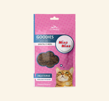 Recompense Pisici MIAU MIAU Snacks Steluțe cu Miel 60g